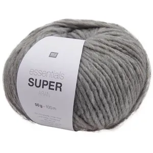 Pelote de laine à tricoter Essentials Super Aran -(...) - 14 Gris