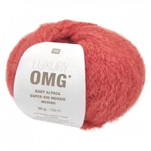 Fil exceptionnel à tricoter Luxury OMG - Rico Design(...) - 03 Rouge