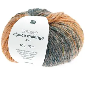 Fil à tricoter Creative Alpaca Melange Aran - 005 Multicolore Eté - 00...