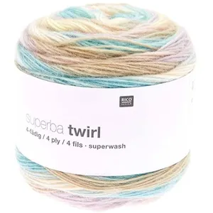 Laine à chaussette Superba Twirl 4 fils - 100GR - Rico Design