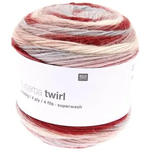 Laine à chaussette Superba Twirl 4 fils - 100GR - 007 multicolore auto...