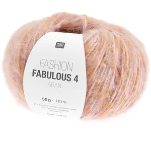 Pelote de Mohair à tricoter Fashion Fabulous 4 Aran - 001 Multicolore ...