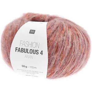 Pelote de Mohair à tricoter Fashion Fabulous 4 Aran - 002 Multicolore ...