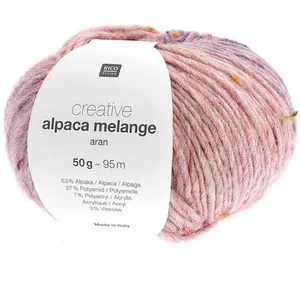 Fil à tricoter Creative Alpaca Melange Aran - 003 Multicolore Pastel -...