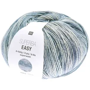 Laine à chaussette Superba Easy 8 fils - 150GR - Bleu (008 - Winter) -...