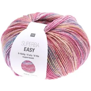 Laine à chaussette Superba Easy 8 fils - 150GR - Rose (004 - Summer) -...