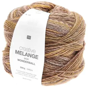 Pelote de laine Creative Melange Aran Wonderball - 200 GR - 20 Olive M...
