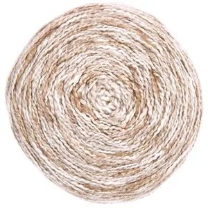 Pelote de coton Creative Cotton Stripes dk 250GR - Marron (004 - PEBBL...