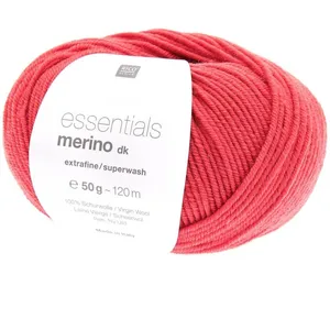 Fil de laine à tricoter ESSENTIALS MERINO DK - Rico Design(...) - 093 Rouge