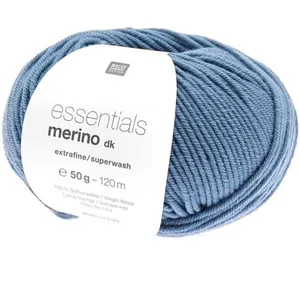 Fil de laine à tricoter ESSENTIALS MERINO DK - Rico Design(...) - 094 Bleu