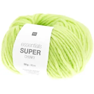 Laine à tricoter Essentials SUPER Chunky 50 gr - 020 Vert fluo - 020 V...