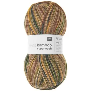 Pelote de laine à chaussettes à tricoter Superba bamboo superwash - 10...