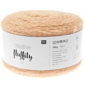 Coton à tricoter Creative FLUFFILY - 150 GR - 012 Abricot orange - 012... pas cher