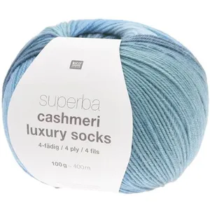 Pelote de Laine à Chaussettes Superba Cashmeri Luxury Socks 4 fils - 1...