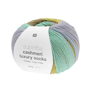 Pelote de Laine à Chaussettes Superba Cashmeri Luxury Socks 4 fils - 1...