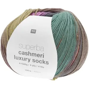 Pelote de Laine à Chaussettes Superba Cashmeri Luxury Socks 4 fils - 1...