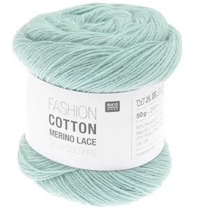 Rico Design Fashion Cotton Merino Lace Solid Colours de : Elégance et légèreté au bout des aiguilles(...) - 06 Pétrole