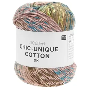 Rico Design Pelote de coton Creative Chic-Unique Cotton DK 100g de : L'alliance parfaite de la créativité et de la légèreté(...) - 05 Ethno