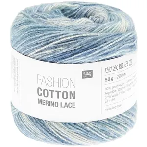 Rico Design Pelote de Coton et de laine Fashion Cotton Merino Lace -(...) - 11 Winter