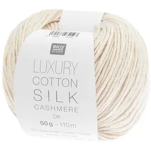Rico Design Fil exceptionnel Luxury Cotton Silk Cashmere dk -(...) - 07 Ivoire