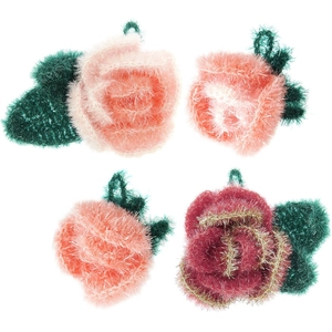 Rico Design Kit Crochet Creative Bubble Rose Romantique de : Une touche romantique pour votre maison(...) - Blanc