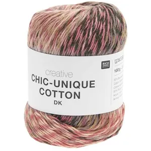 Rico Design Pelote de coton Creative Chic-Unique Cotton DK 100g de : L'alliance parfaite de la créativité et de la légèreté(...) - 02 Berries