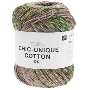 Rico Design Pelote de coton Creative Chic-Unique Cotton DK 100g de : L'alliance parfaite de la créativité et de la légèreté(...) - 03 Flowers