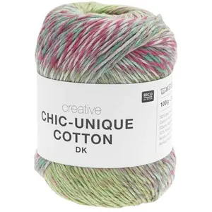 Rico Design Pelote de coton Creative Chic-Unique Cotton DK 100g de : L'alliance parfaite de la créativité et de la légèreté(...) - 04 Aqua