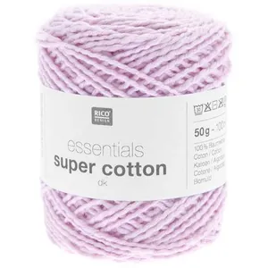 Coton à tricoter ou crocheter Essentials Super Cotton DK - Rico Design...