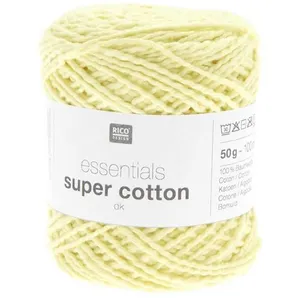 Coton à tricoter ou crocheter Essentials Super Cotton DK - Rico Design...