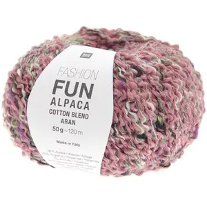Pelote d'Alpage et de Coton à tricoter Fashion Fun Alpaca Cotton Blend...