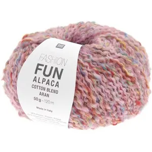 Pelote d'Alpage et de Coton à tricoter Fashion Fun Alpaca Cotton Blend...