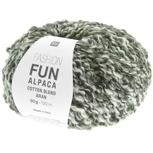 Pelote d'Alpage et de Coton à tricoter Fashion Fun Alpaca Cotton Blend...