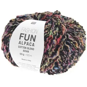 Pelote d'Alpage et de Coton à tricoter Fashion Fun Alpaca Cotton Blend...
