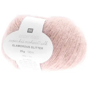 Fil à Tricoter ESSENTIALS SUPER KID MOHAIR LOVES SILK GLAMOROUS GLITTE...
