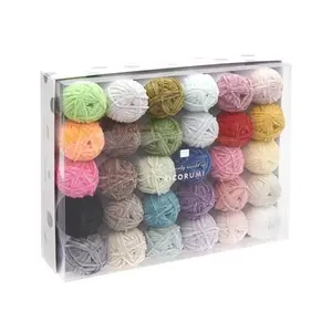 Kit de 30 Pelotes de Fil Chenille Ricorumi Nilli Nilli - Multicolore -...