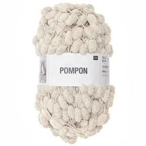 Fil à pompons à tricoter CREATIVE POMPON UNI 200 GR -(...) - 50 Beige