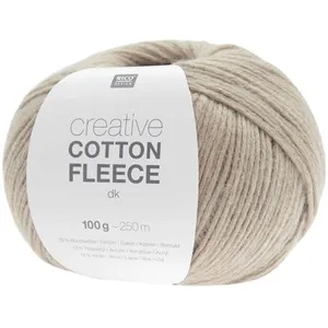 Pelote de coton Creative Cotton Fleece dk - 100 GR - 09 Marron Poussiè...