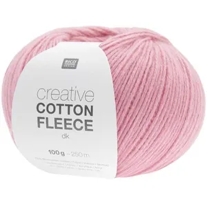 Rico Design Pelote de coton Creative Cotton Fleece dk - 100 GR -(...) - 10 Pink