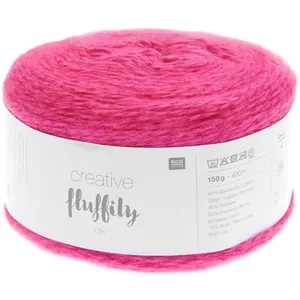 Coton à tricoter Creative FLUFFILY - 150 GR - Rico Design(...) - 16 Pink