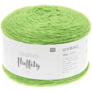 Coton à tricoter Creative FLUFFILY - 150 GR - 18 Vert Herbe - 18 Vert ...