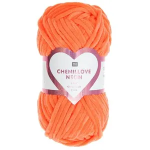 Découvrez la Douceur de la Pelote Velours Creative Chenillove Néon 50G...