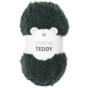 Fil à tricoter Creative Teddy - 100 Gr - Rico Design(...) - 04 Vert pétrole