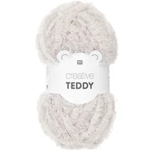 Fil à tricoter Creative Teddy - 100 Gr - Rico Design(...) - 01 Creme
