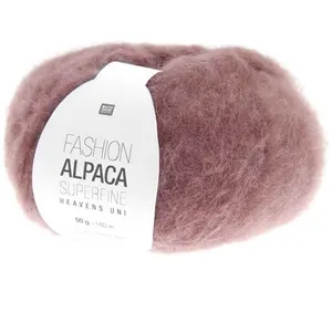 Fil de laine à tricoter Fashion Alpaca Superfine Heavens Uni - 03 Vieu...