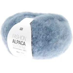 Fil de laine à tricoter Fashion Alpaca Superfine Heavens Uni - 06 Bleu...