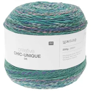 Pelote de laine à tricoter Creative Chic Unique DK - 200GR - 011 Bleu ...