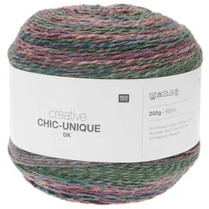 Pelote de laine à tricoter Creative Chic Unique DK - 200GR - 012 Multi...