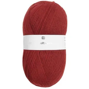 Fil de laine à tricoter Creative Soft Wool Aran - 100GR - 34 Rouge - 3...