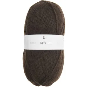 Fil de laine à tricoter Creative Soft Wool Aran - 100GR - 38 Chocolat ...